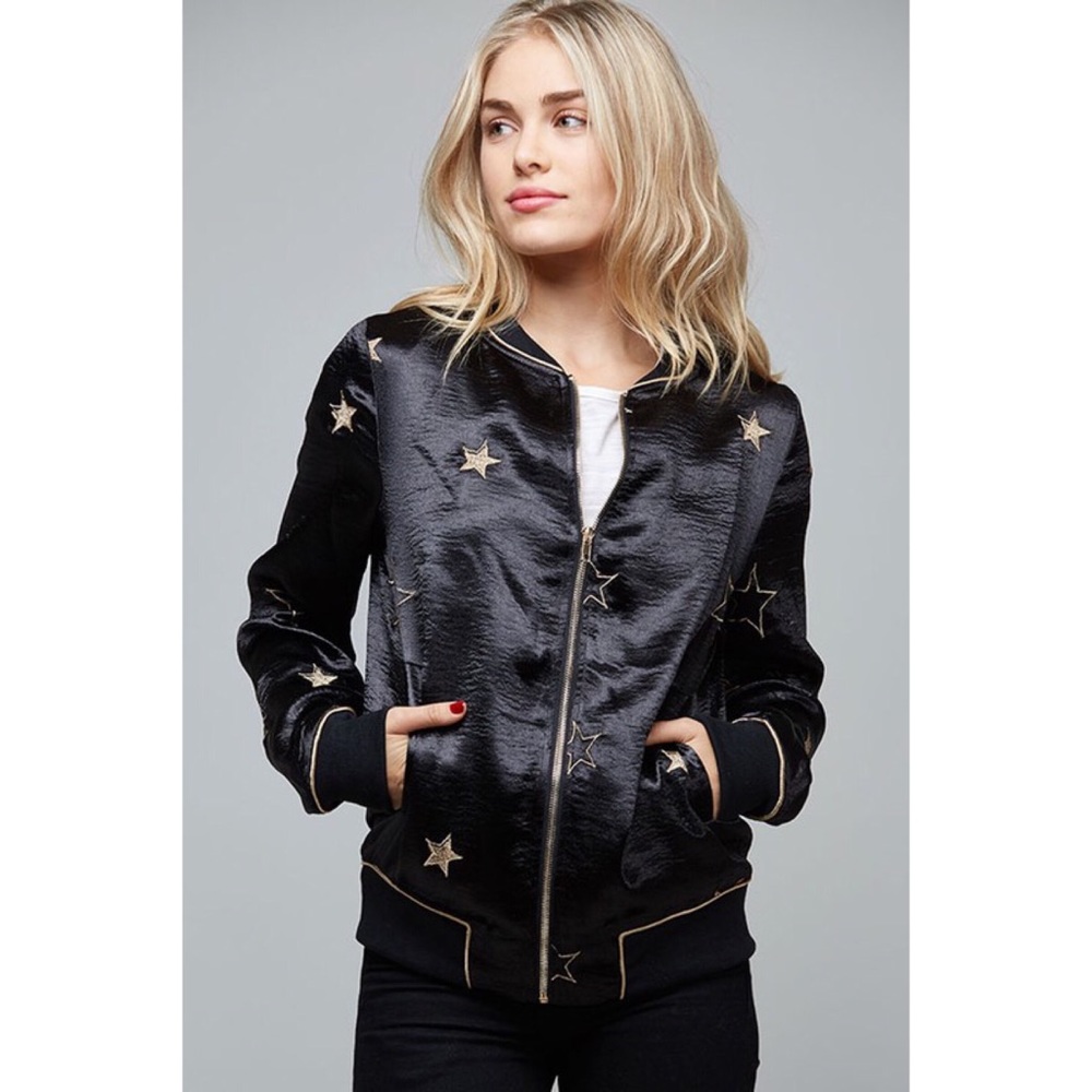 LAST ONE!! Seeing Stars Bomber Jacket - Picture 2 of 8